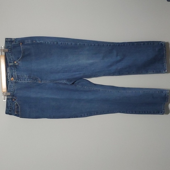 Lands' End jeans women's size 18 blue straight leg fit 3 - Picture 3 of 16